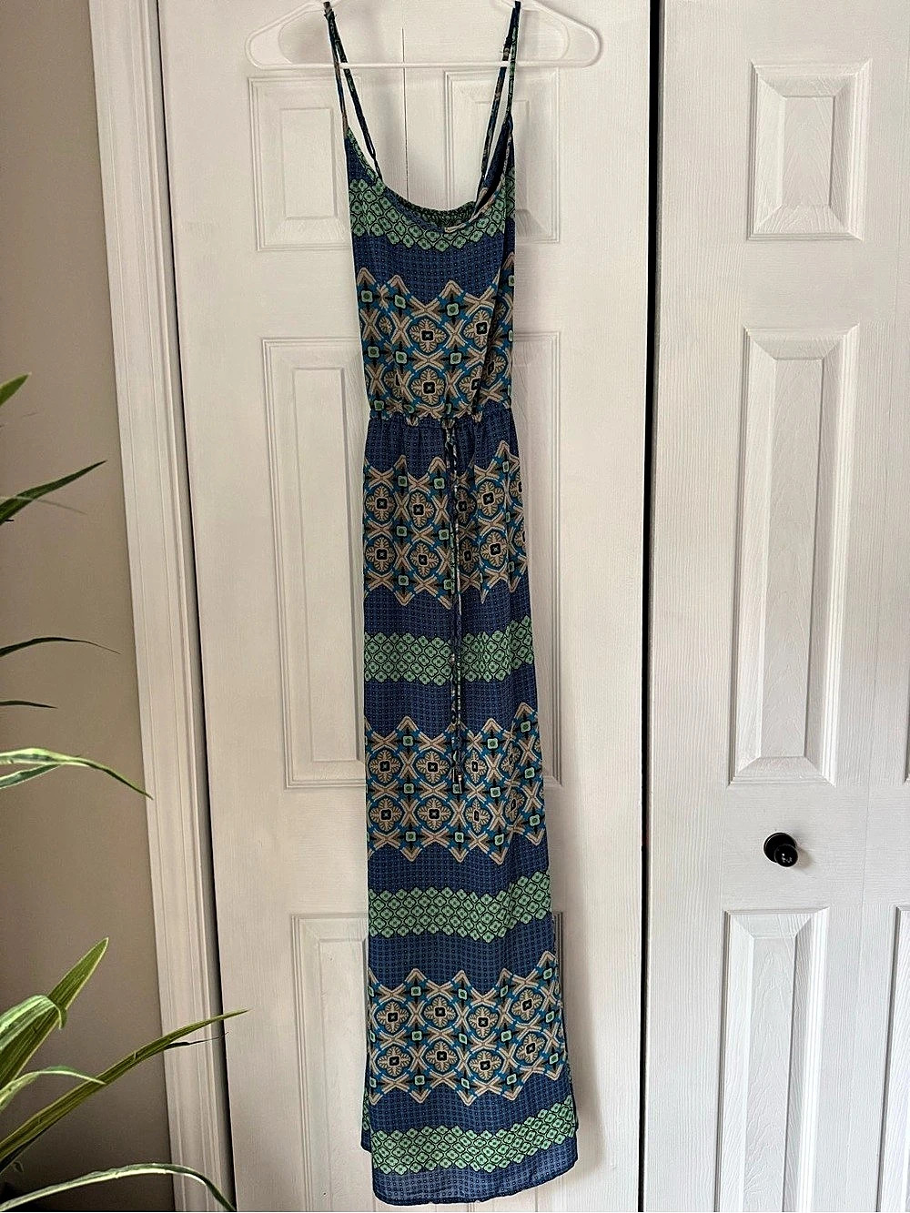 Banana Republic Printed Maxi Dress Size Small (10) Like New
